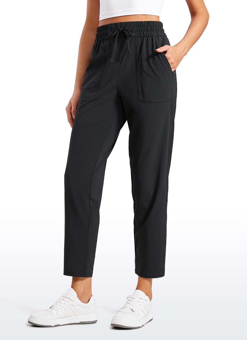 Feathery-Fit Soft Casual Workout Pants with Pockets 27"