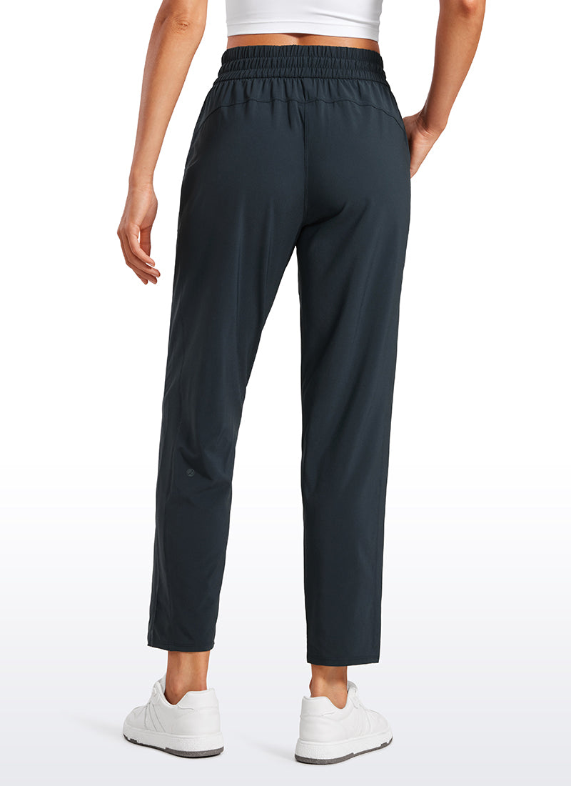 Feathery-Fit Soft Casual Workout Pants with Pockets 27"