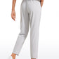 Feathery-Fit Soft Casual Workout Pants with Pockets 27"