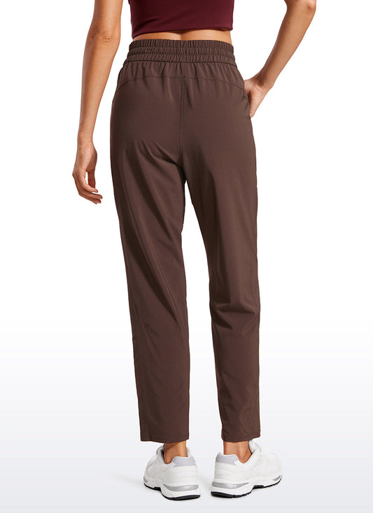 Feathery-Fit Soft Casual Workout Pants with Pockets 27"