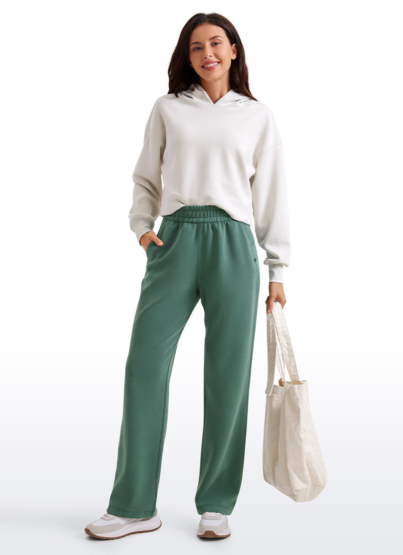 SoftAura High Waist Wide Leg Sweatpants 31''