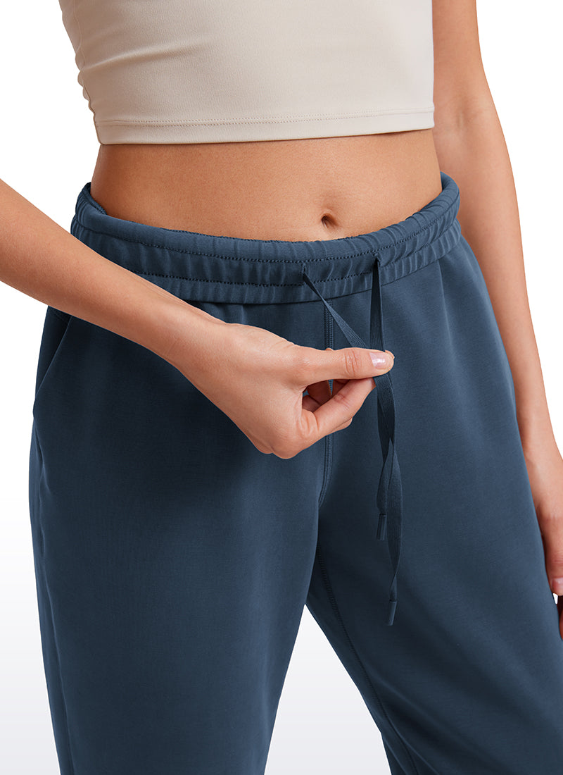 SoftAura Sweatpants Cinch Bottom Joggers with Pockets 28"