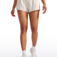 Feathery-Fit Soft High Rise Ruffled Trim Shorts 3''