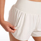 Feathery-Fit Soft High Rise Ruffled Trim Shorts 3''