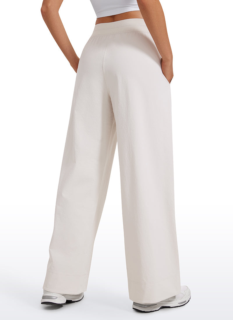 Stretch Wide Leg Casual Pants 30"