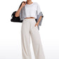 Stretch Wide Leg Casual Pants 30"