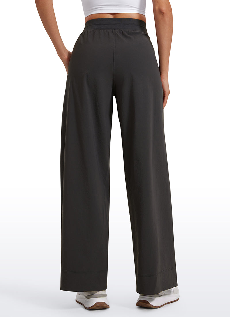 Stretch Wide Leg Casual Pants 30"