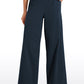 Stretch Wide Leg Casual Pants 30"