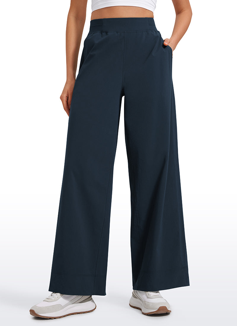 Stretch Wide Leg Casual Pants 30"