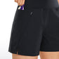 Ripstop Mid-Rise Hiking Shorts with Zip Pockets 4''