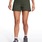 Ripstop Mid-Rise Hiking Shorts with Zip Pockets 4''