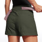 Ripstop Mid-Rise Hiking Shorts with Zip Pockets 4''