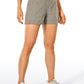 Ripstop Mid-Rise Hiking Shorts with Zip Pockets 4''