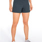 Ripstop Mid-Rise Hiking Shorts with Zip Pockets 4''