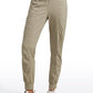 Striped Joggers with Pockets 28'' - Ruched