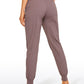 Striped Joggers with Pockets 28'' - Ruched