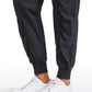 Lightweight Mid Rise Joggers with Pockets 28.5'' - Ruched