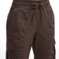 Lightweight Mid Rise Joggers with Pockets 28.5'' - Ruched