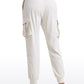 Lightweight Mid Rise Joggers with Pockets 28.5'' - Ruched