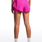 Feathery-Fit Soft High Rise 2 in 1 Dolphin Shorts 3''