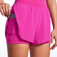 Feathery-Fit Soft High Rise 2 in 1 Dolphin Shorts 3''