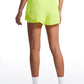 Feathery-Fit Soft High Rise 2 in 1 Dolphin Shorts 3''