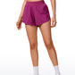 Feathery-Fit Soft Mid Rise Dolphin Lined Shorts 4''