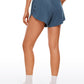 Feathery-Fit Soft Mid Rise Dolphin Lined Shorts 4''