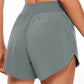 Feathery-Fit Soft Mid Rise Dolphin Lined Shorts 4''