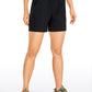 Ripstop Mid-Rise Hiking Shorts with Belt 6''