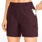 Ripstop Mid-Rise Hiking Shorts with Belt 6''