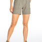 Ripstop Mid-Rise Hiking Shorts with Belt 6''