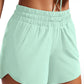 Feathery-Fit Soft Mid Rise Lined Shorts 5''