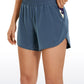 Feathery-Fit Soft Mid Rise Lined Shorts 5''