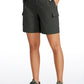 Cargo Mid-Rise Hiking Shorts with Belt Loops 7"