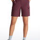 Cargo Mid-Rise Hiking Shorts with Belt Loops 7"