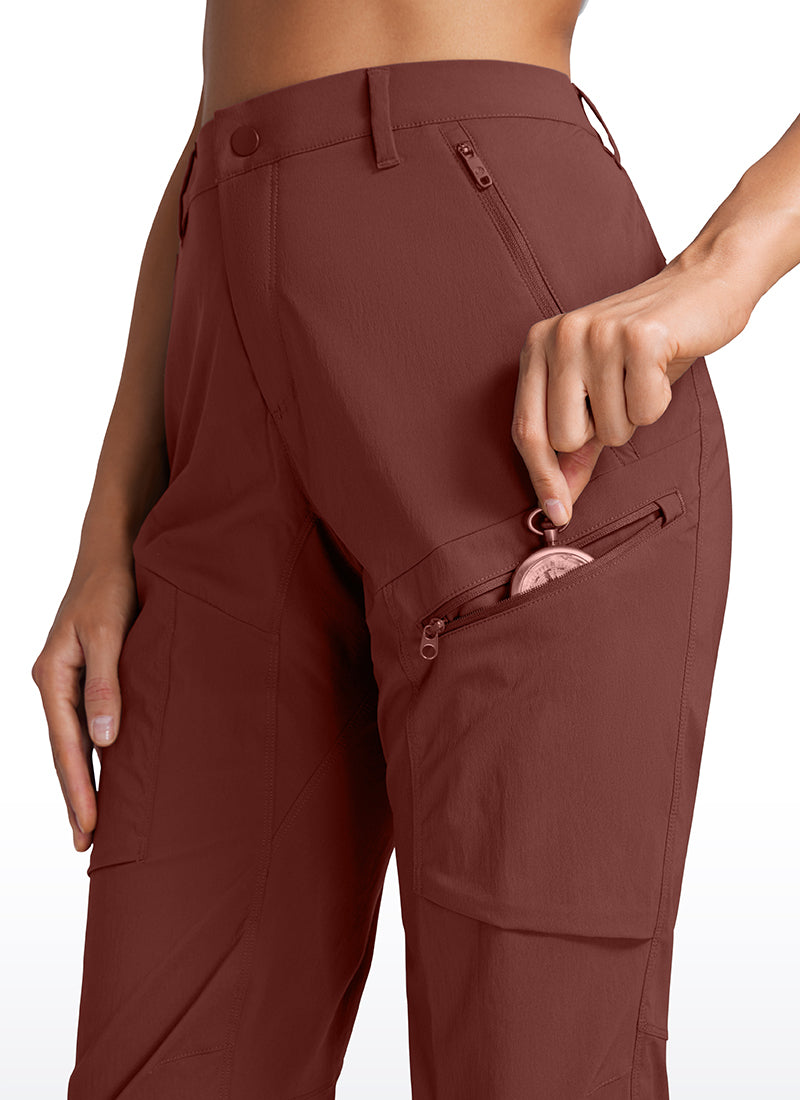 UPF 50+ Cargo Joggers with Zip Pockets 30''