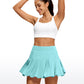 Feathery-Fit Soft A Line Pleated Tennis Skirt 14''