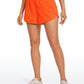 Feathery-Fit Soft High Waisted Mesh Lined Shorts 3''