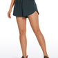 Feathery-Fit Soft High Waisted Mesh Lined Shorts 3''