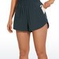 Feathery-Fit Soft High Waisted Mesh Lined Shorts 3''