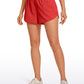 Feathery-Fit Soft High Waisted Mesh Lined Shorts 3''