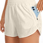 Feathery-Fit Soft High Waisted Mesh Lined Shorts 3''