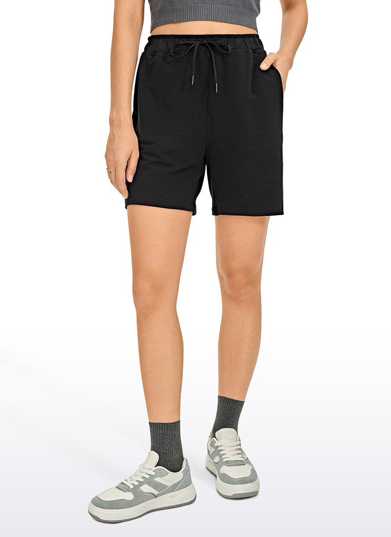 LuxeLounge High-Waist Shorts 6