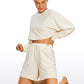 LuxeLounge High-Waist Shorts 6