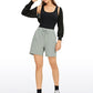 LuxeLounge High-Waist Shorts 6