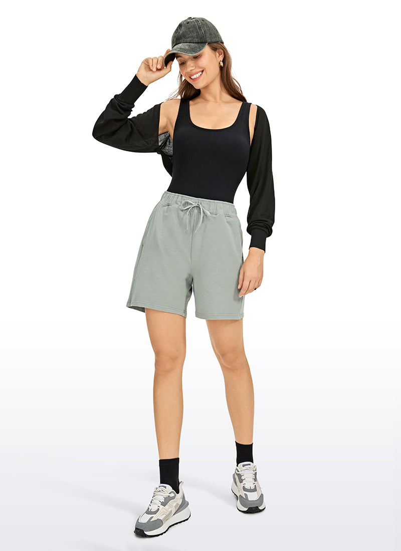 LuxeLounge High-Waist Shorts 6