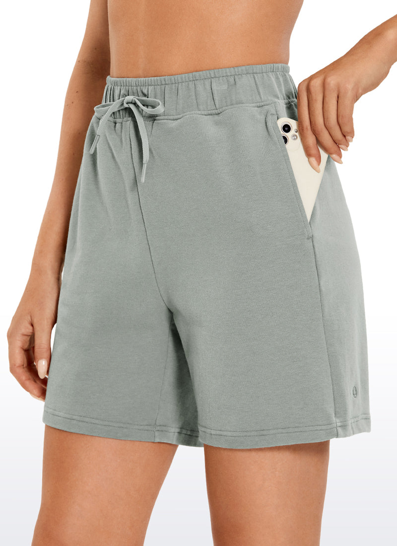 LuxeLounge High-Waist Shorts 6