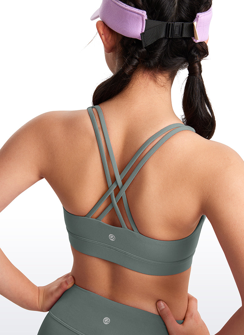 Butterluxe Girls Sport Bra Strappy Back