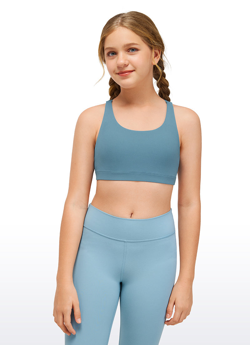 Butterluxe Girls Sport Bra Strappy Back